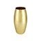 Gilded Smooth Oval Shape Glass Vase Ideal Use for Weddings Receptions or Home Decor